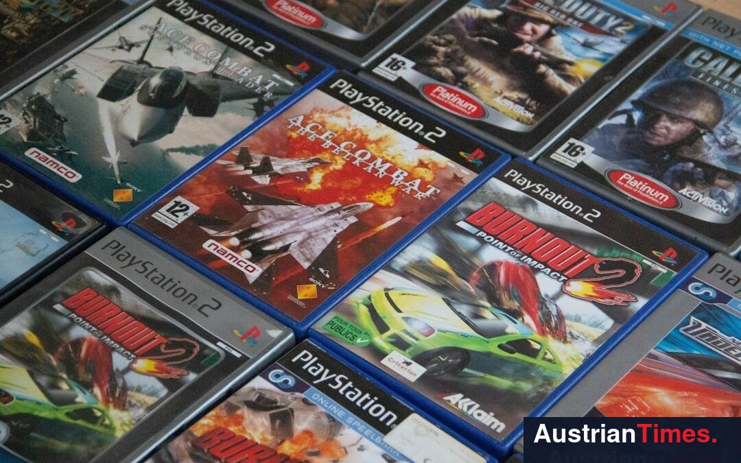 a pile of video games a pile of video games